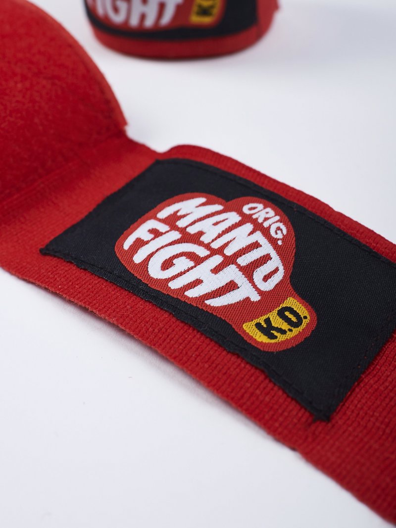 MANTO Glove handwraps 4m -red